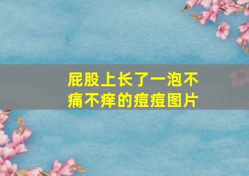 屁股上长了一泡不痛不痒的痘痘图片