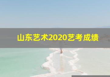 山东艺术2020艺考成绩