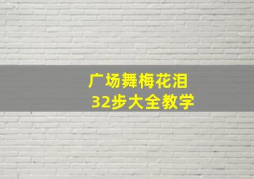 广场舞梅花泪32步大全教学