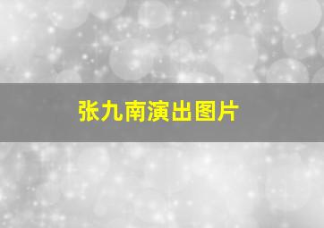 张九南演出图片