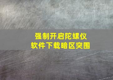 强制开启陀螺仪软件下载暗区突围