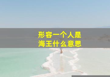 形容一个人是海王什么意思