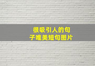 很吸引人的句子唯美短句图片