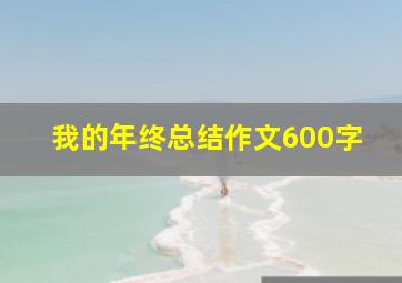 我的年终总结作文600字