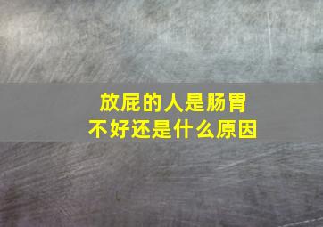 放屁的人是肠胃不好还是什么原因