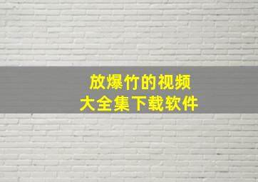 放爆竹的视频大全集下载软件