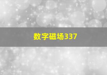 数字磁场337