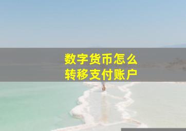 数字货币怎么转移支付账户