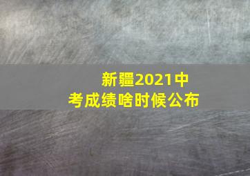 新疆2021中考成绩啥时候公布