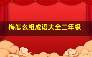 梅怎么组成语大全二年级