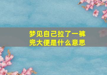 梦见自己拉了一裤兜大便是什么意思