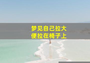 梦见自己拉大便拉在椅子上