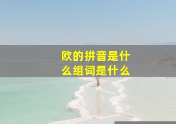 欧的拼音是什么组词是什么