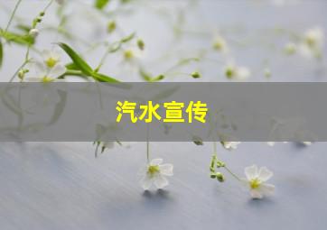 汽水宣传