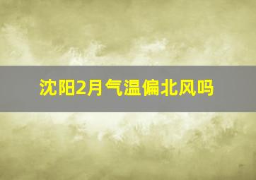 沈阳2月气温偏北风吗