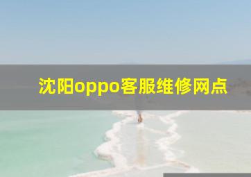 沈阳oppo客服维修网点