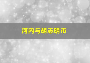 河内与胡志明市