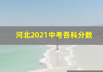 河北2021中考各科分数