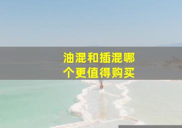 油混和插混哪个更值得购买