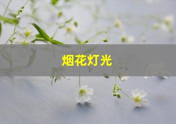 烟花灯光