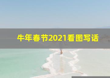 牛年春节2021看图写话