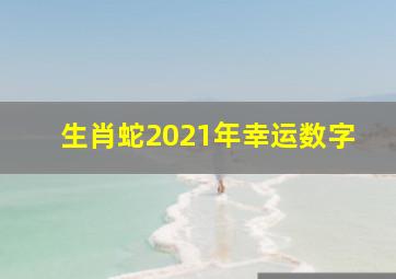 生肖蛇2021年幸运数字