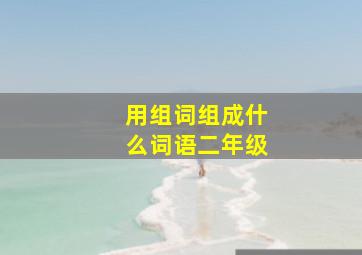 用组词组成什么词语二年级