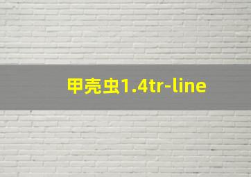 甲壳虫1.4tr-line