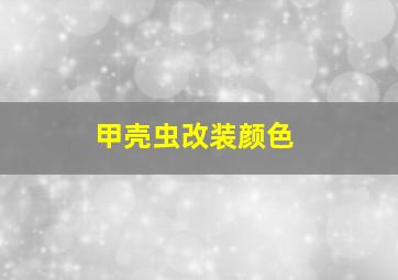 甲壳虫改装颜色