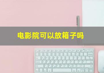 电影院可以放箱子吗