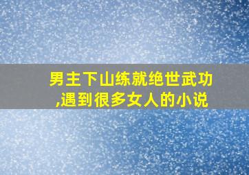 男主下山练就绝世武功,遇到很多女人的小说