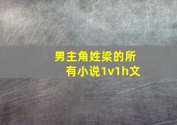 男主角姓梁的所有小说1v1h文