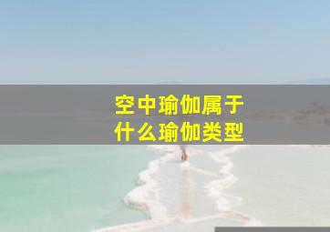 空中瑜伽属于什么瑜伽类型