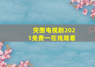 突围电视剧2021免费一在线观看