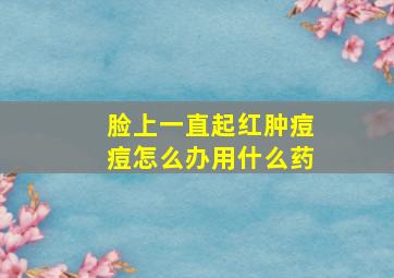 脸上一直起红肿痘痘怎么办用什么药