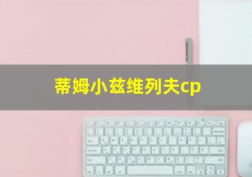 蒂姆小兹维列夫cp