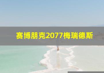 赛博朋克2077梅瑞德斯