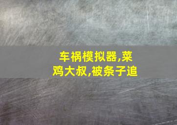 车祸模拟器,菜鸡大叔,被条子追