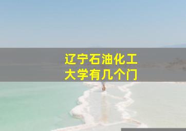 辽宁石油化工大学有几个门