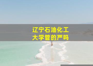 辽宁石油化工大学管的严吗