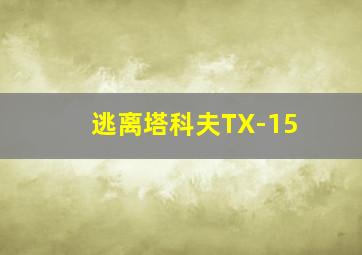 逃离塔科夫TX-15