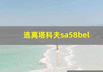 逃离塔科夫sa58bel