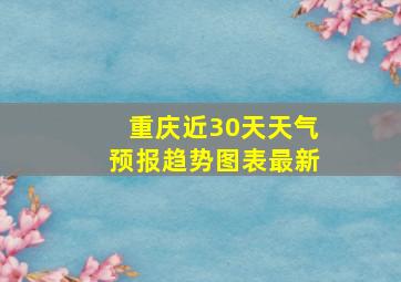 重庆近30天天气预报趋势图表最新