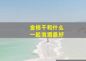 金桔干和什么一起泡酒最好