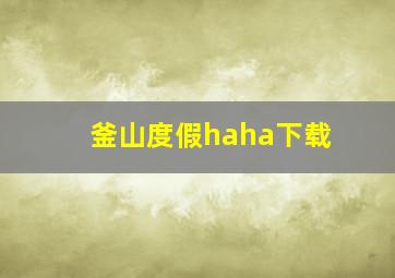 釜山度假haha下载