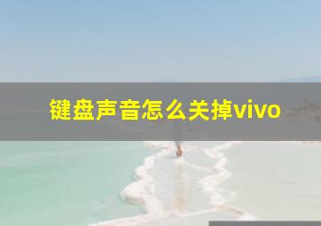 键盘声音怎么关掉vivo