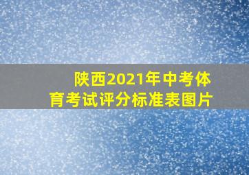 陕西2021年中考体育考试评分标准表图片