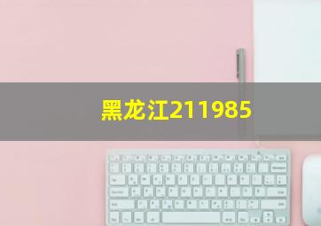 黑龙江211985